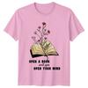 Open A Book And You Open TShirt Book Lover Reading Gift For Him And Her
