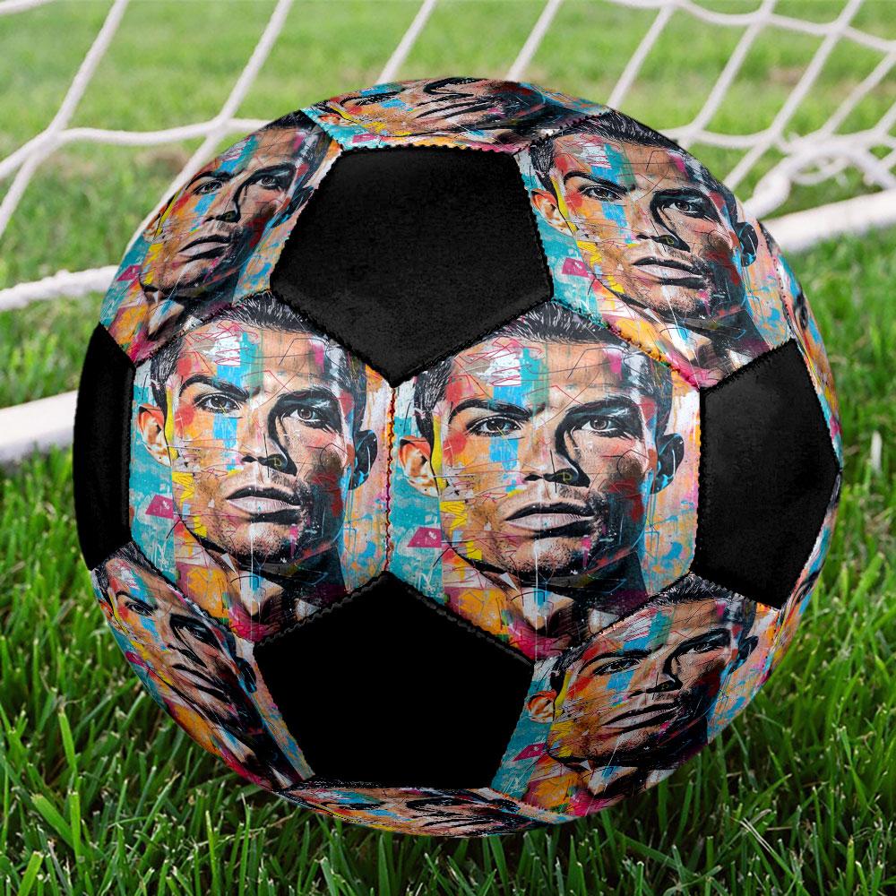 Pallone da Calcio Resistente da Allenamento Esterno Stampato Taglia 5