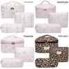 2023 Floral Cute Cotton Makeup & Toiletry Bag - Small, Fresh, Portable Storage Case