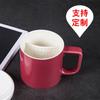 Original Tea Ceramic Cup Flower Tea Cup With Lid, Cup Water Cup, Office Cup
