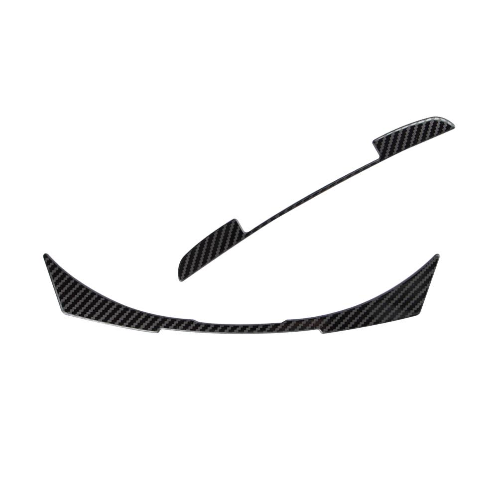 2Pcs/Set AC Knob Control Panel Cover Trim Sticker for Peugeot 2008 208 2014-2018 Interior Sequins Sticker Accessories