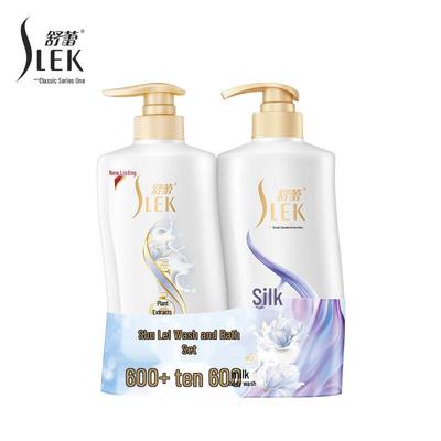 SLEK Silk Smooth Shampoo & Milk Shower Gel Set