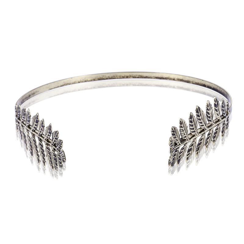 Baroque Leaf Alloy Headband: European & American Fashion for Brides & Girls