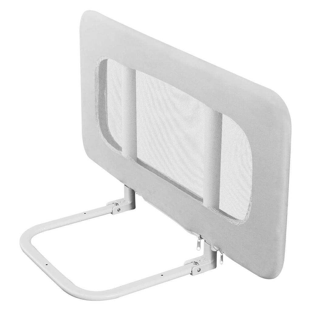 Toddler Bed Rail, Kids Beds Guard Rail with Reinforced Iron Pipe and Oxford Cloth, Adjustable Height Bed Side Railing, Portable Guard Bumper Barrier