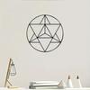 Merkaba Sacred Geometry Metal Wall Art Spiritual Decor Yoga Gift