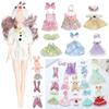 DIY Sewing Accessories Toys Lace Skirt Toys Clothes Summer 16~17cm Dolls Dress