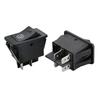 Automotive Fog Lamp Toggle Switches with LED Light And Quick Install 4 Pin 12V Fog Lamp Toggle Switches For Truck Boat