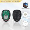 Key Fob Replacement for 2007-2024 Chevrolet Express Van & GMC Savana Car Keyless Entry Remote Control, OUC60270 OUC60221, 4 Btn