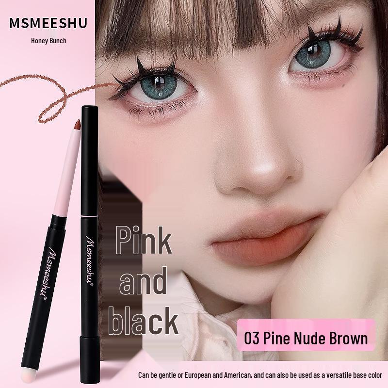 Honey Bundle Lip Kit: Double-Ended Liner & Brush for Silky Matte Velvet Lips, Long-Lasting Color & Whitening Effect