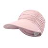 Women'S Sun Hat Women'S Uv Protection Ice-Feeling Material Large Brim Outdoor Sports Empty Top Hat
