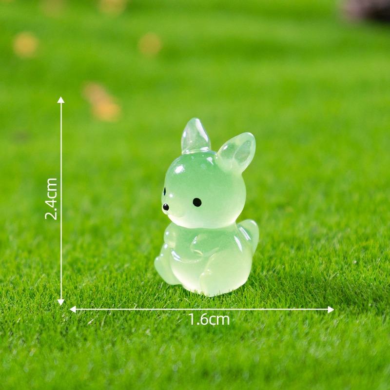 

Микро-ландшафт Светящиеся в темноте Куклы Кенгуру Милые Садовые Ландшафтные Декоративные Аксессуары мини Безделушки Luminous Kangaroo зелёный