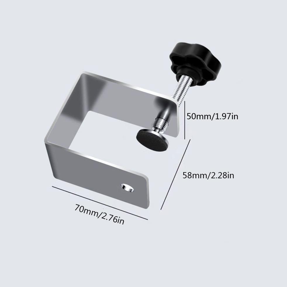 Stainless Steel G-Type Quick Fix Clips, Fast Mounting Fasteners for Cabinet and Drawer Installation Fixing