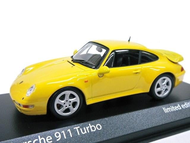 Europe Exclusive Porsche 911 Turbo 1995 993 Model 1/43 (Yellow)