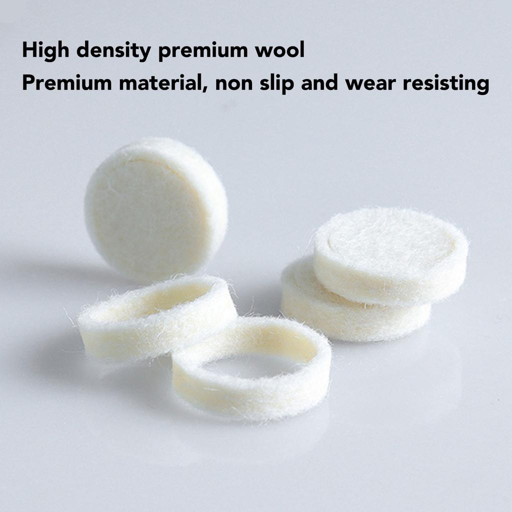Coffee Machine Felt Washer Wool Sealing Round Soft Felt Washer Replacement for 8 Series Coffee Machines Grinders Accessories