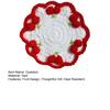 Hand Knitted Fruit Coasters Handmade Coaster, Crochet Watermelon Orange Strawberry Kiwi Cherry Small Wool Mats for Coffee Cups Cup Mat, Heat