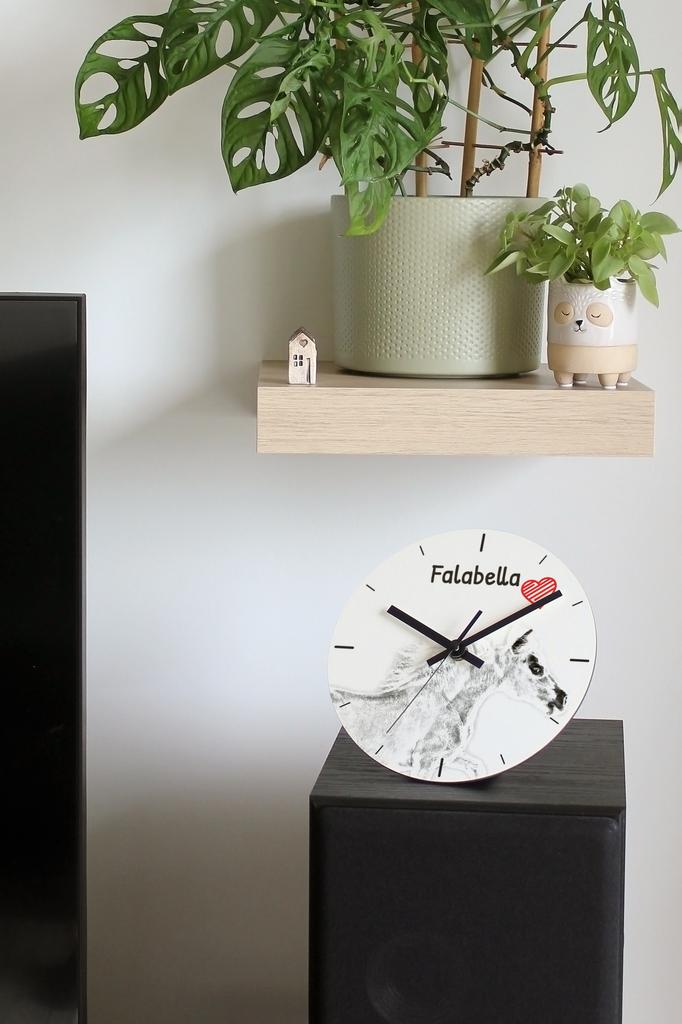 Falabella – Wall clock with a horse, shelf clock with a print | Art-Dog