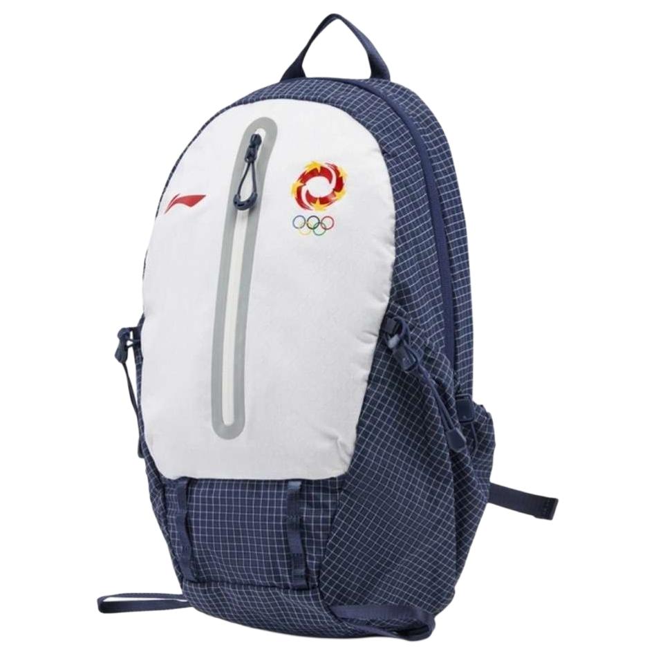 Li Ning Polyamide Backpack Unisex Blue & White ABSV627-1
