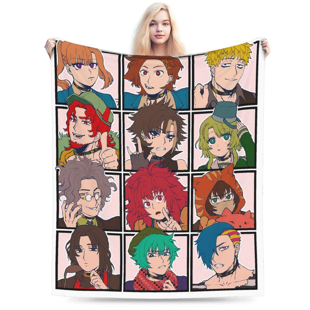 Midori Flannel Throw Blanket Death Game Your Turn To Die Blanket for Bed Travel Lightweight Bedding Throws