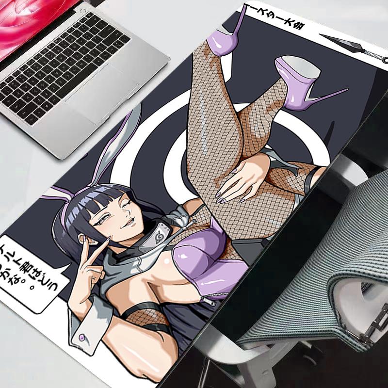 

Mouse Pad Naruto Large Rubber PC Computer Gaming Accessories Mousepad Desk Mat Locking Edge Gamer Carpet durable anime 30x60x0.2cm
