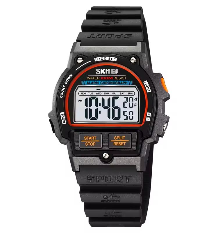 SKMEI 2263 Stylish Odm Man Digital Watch Best Power Silicone Band Water Proof Calender Concise Low Cost Sports Watch Supplier