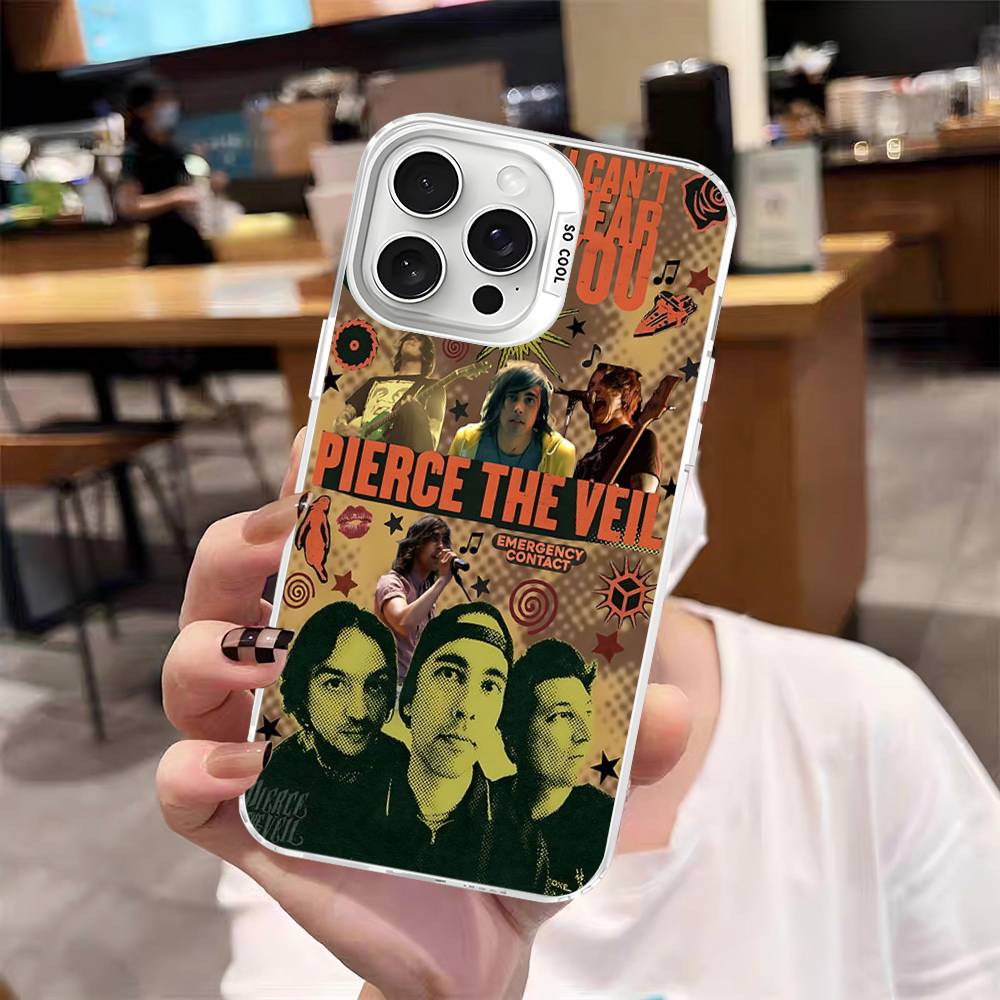 Classic Band P-Pierce T-The V-Veil Phone Case For IPhone 16 15 14 13 12 11 17 Pro MAX Plus Pro Matte Shockproof Cover