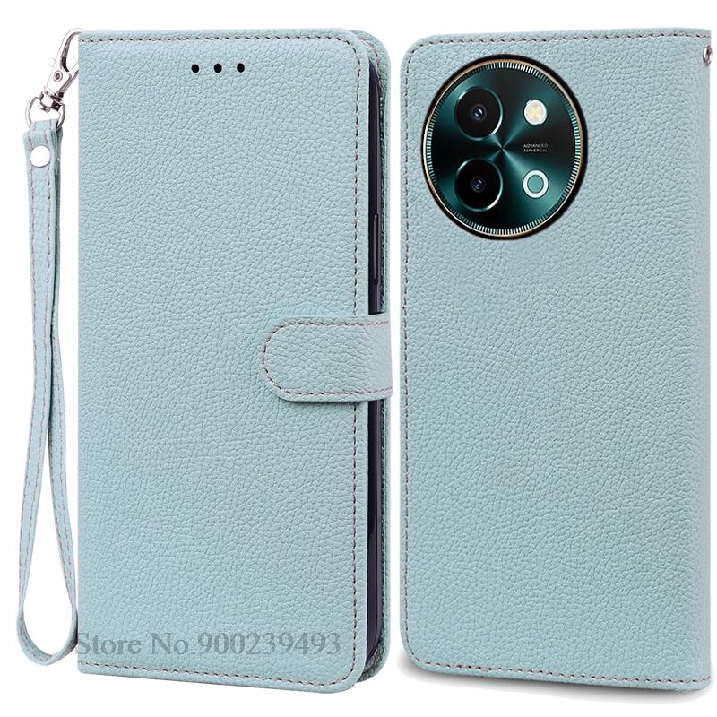 For Vivo Y38 5G Case Silicone Wallet Leather Flip Case For Vivo Y38 5G Case Soft Wallet Book Cover Housing Coque Fundas