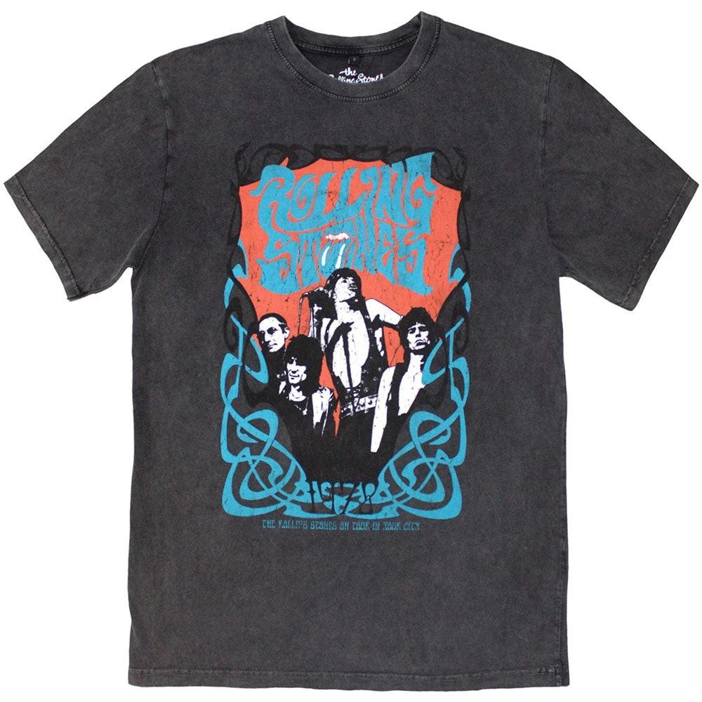 

The Rolling Stones Stone Wash T-Shirt: Psych Montage OFFICIAL NEW S