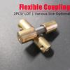 2PCS Soft Flexible Coupling Spring Joint Connector for RC Boat Feeding Ship Motor Shaft Spare Parts