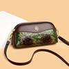 Elegante Borsa a Tracolla Floreale Goffrata da Donna – Mini Borsa a Spalla Vintage con Dettagli Dorati