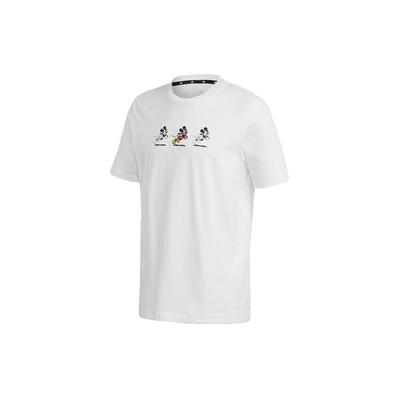 Adidas Disney Mickey Mouse Graphic Short Sleeve T-Shirt Men Tops White GL2224