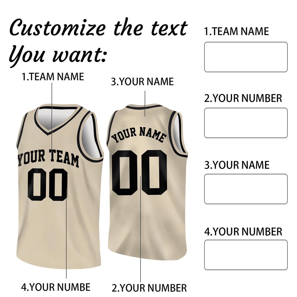 Custom Basketball Jerseys Personalized Printed Team Name & Number Sports Uniform For Men Women Youth