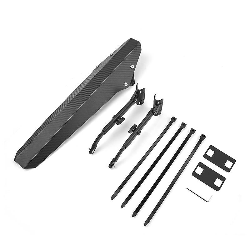 Universal Carbon Fiber Rear Mudguard for Mountain, Road, and Cyclocross Bikes