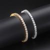 3/4/5/6MM Zirkonia Tennisarmband für Herren Luxus Kristall Iced Out Einzigartige Schnalle Tenniskette für Damen Punk Rock Schmuck OHH118