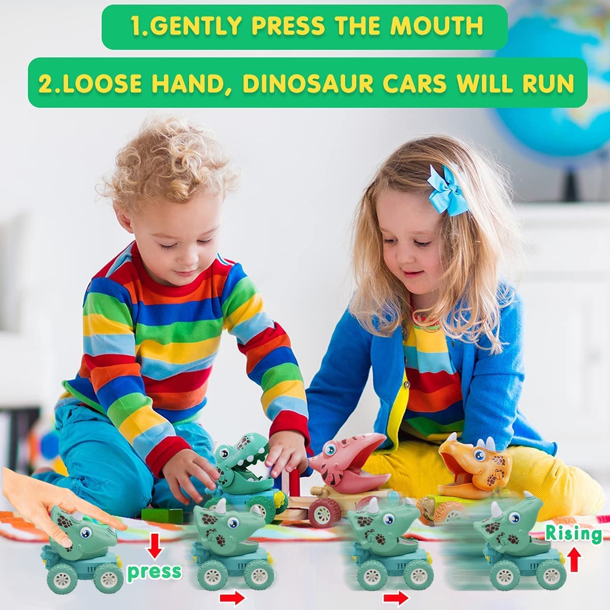 3 шт. игрушки-динозавры — фото 7