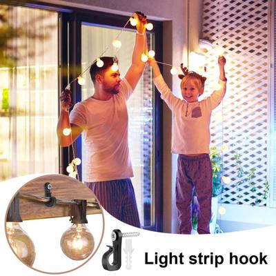 Yousheng Weihnachtslichthaken Pflanzenschrank Deckenhaken Edelstahl Schraubhaken für Lichterketten Gartendeko Schlüssel