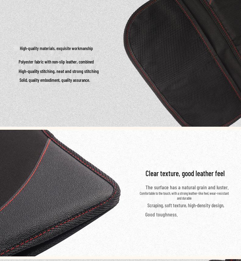 Anti-Wear Non-Slip Car Seat Cushion and Rear Seat Protector