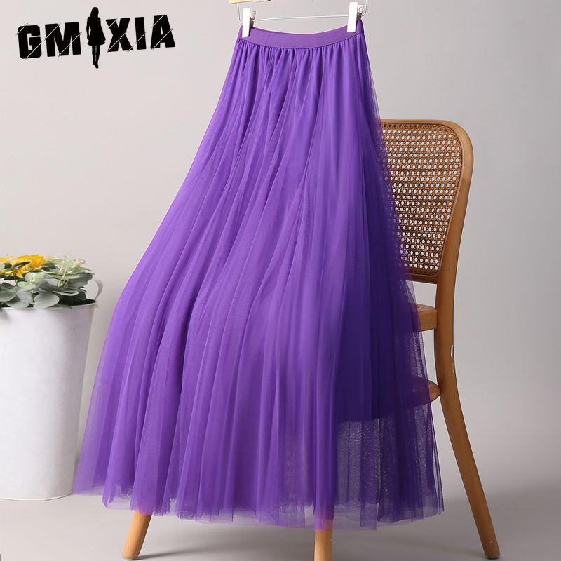 GMXIA 28 Colors Women's Fashion Casual Summer Spring Skirt