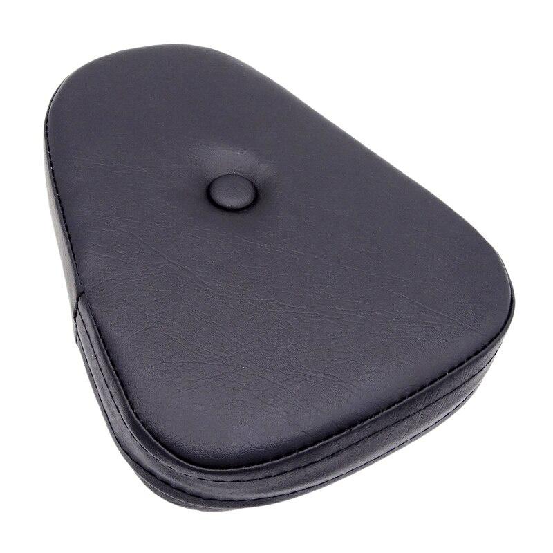 Universal Motorcycle Passenger Seat Rear Pillion Back Pad For Harley Sportster