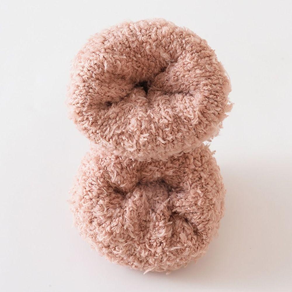 Coral Fleece Baby Socks Shoes Soft Warm Walking Shoes Cute Toddler Shoes  Winter