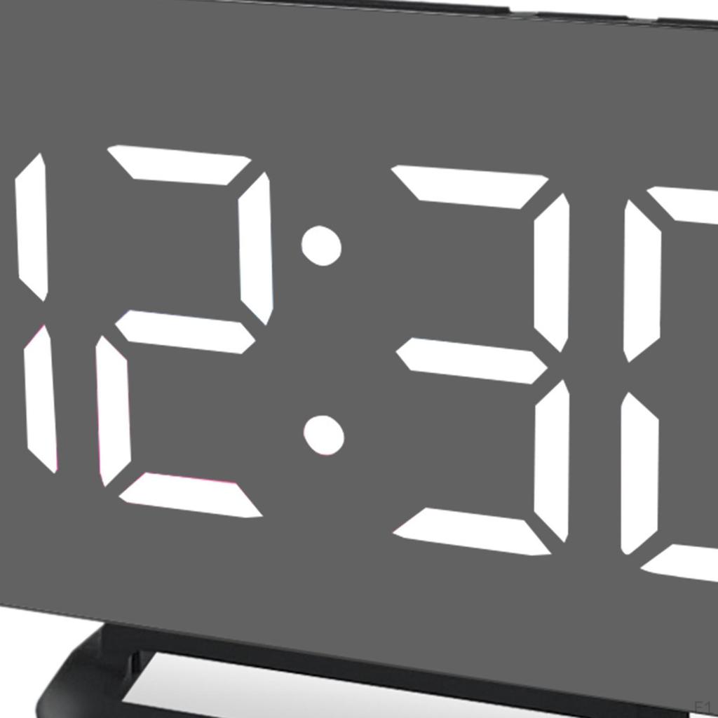Electronic Digital Snooze Function Clock for Bedside Home Table Bedroom