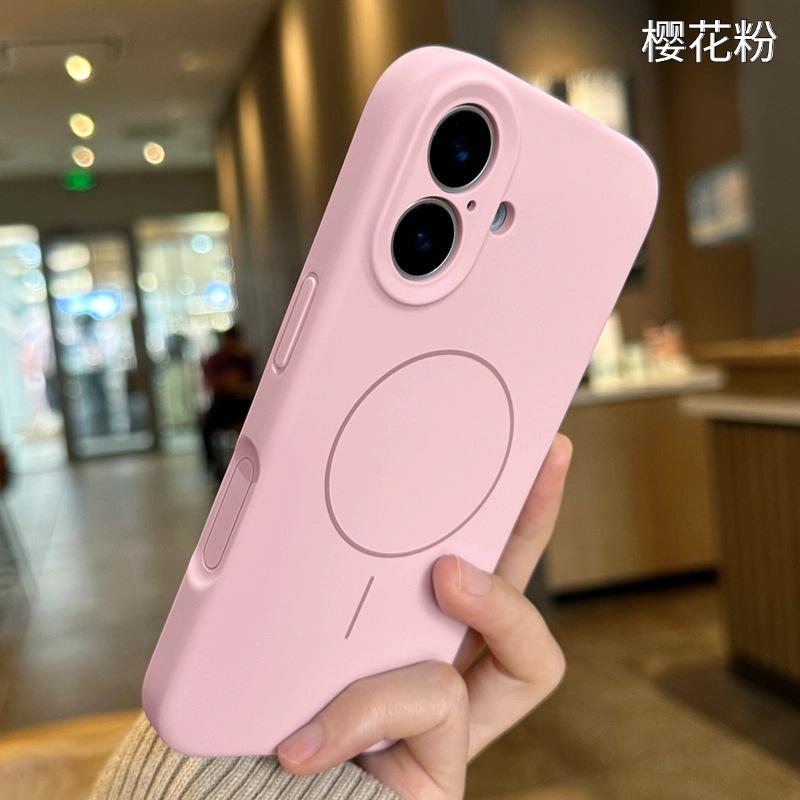 Applicable to Apple 11 mobile phone case, new liquid silicone magnetic suction iPhone11ProMax camera button all-inclusive case