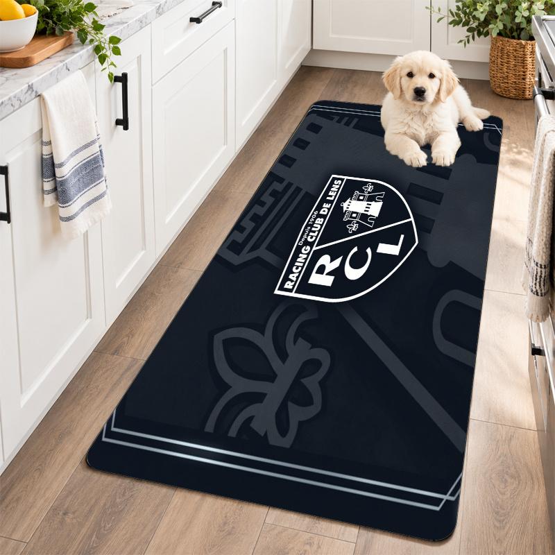 Flannel Kitchen Mat Lens FC Soft Area Rug Non Slip Floor Carpet Home Decoration
