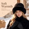 Windproof Knit Beanie Hat Cold-Resistant Warm Knitted Cap Stylish Slouchy Winter Hat  Outdoor Wear