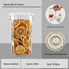 Vacuum-Sealed Thickened Plastic Storage Jar for Snacks, Grains, and Cereals