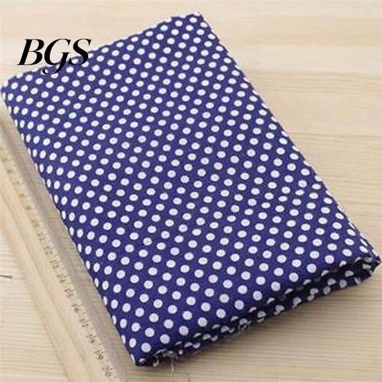 7 Pezzi 25x25cm Patchwork Floreale a Pois Tessuto di Cotone Stoffa Liscia Cucito Fai da Te Trapuntatura
