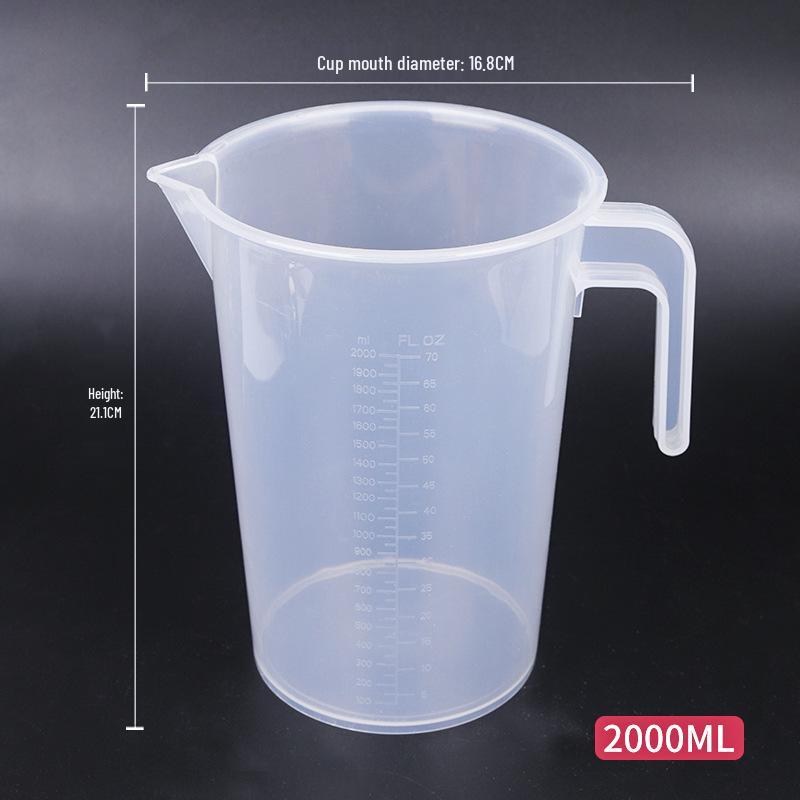 1000ml/5000ml Plastic Measuring Cup with Scale for Milk Tea Shops and Household Use