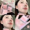 Judydoll Orange Satin Glow Blush Popular Two-Tone Sun-Kissed Palette Brightening and Contouring Colors Natural Authentic for Women