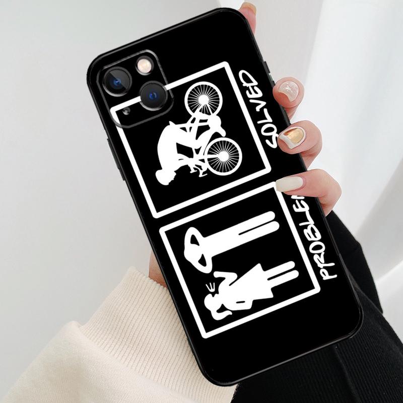 Love BMX Bike Sports Phone Case For iPhone 17 Pro Max 15 14 13 11 12 16 Pro Max mini 15 16 Plus 16e 17 Air Cover