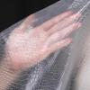 Transparent/Frosted TPU Waterproof Fabric Snake Skin Pattern Tarp Creative Bottoming Shirt Skirt Clothing Fabric for DIY Sewing
