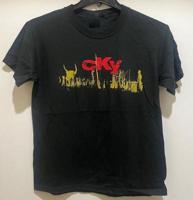 CKY Grupės Vintažinė Juoda Spalva Dovana Gerbėjams Vyrams S-235XL BT1780 Unisex Marškinėliai
